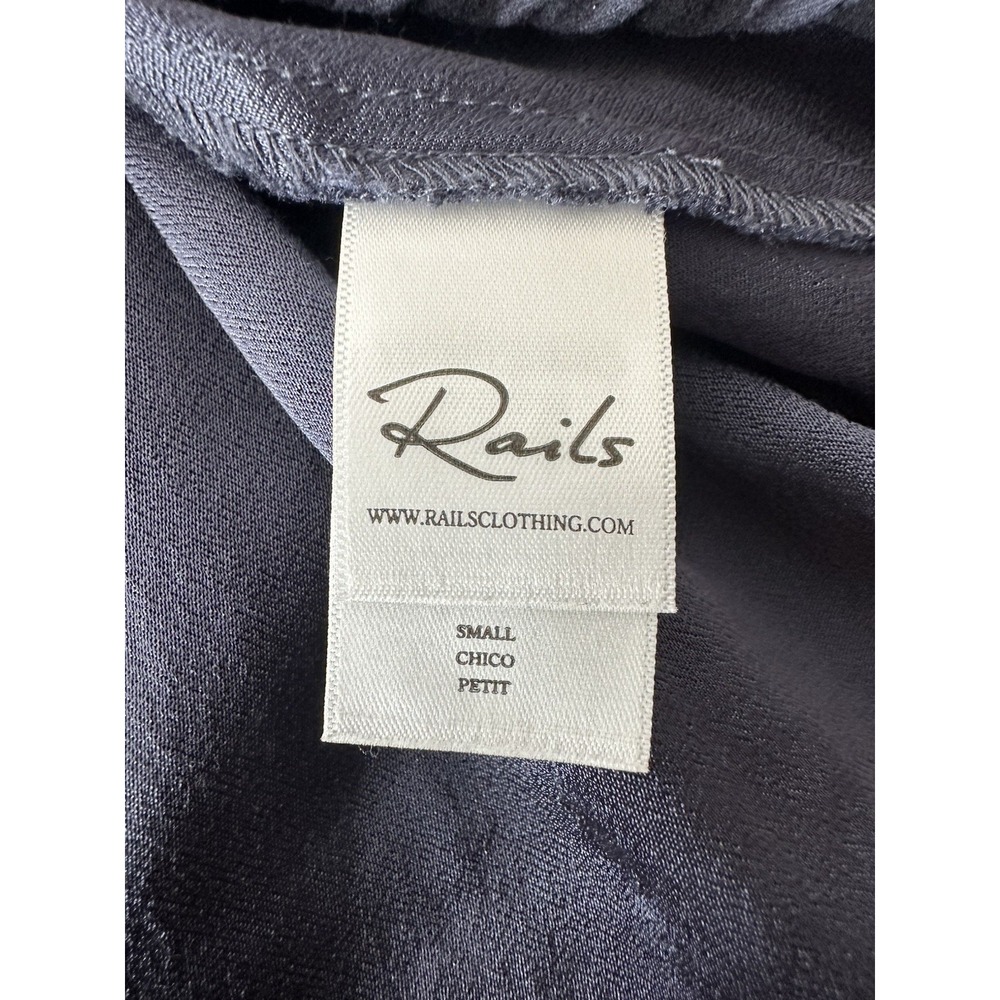 Rails Dtess Women's Small Gray Black Animal Print Jasmine Smocked Mini Safari - Picture 3 of 13
